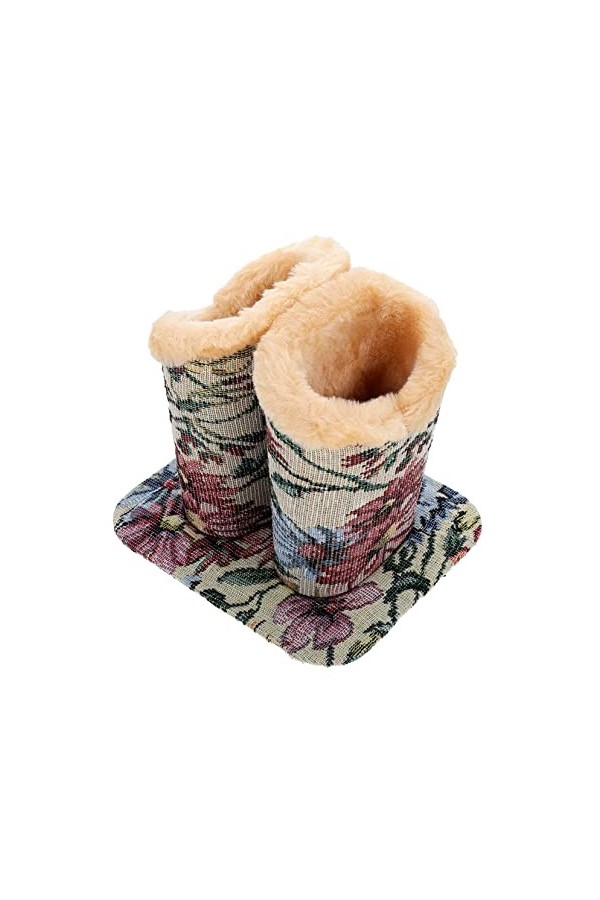 3 Pièces Porte-binoculaire Porte-lunettes De Table Support De Lunettes Doublé De Peluche Étui à Lunettes Souple Étui Lunettes