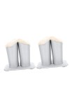 3 Pièces Porte-binoculaire Porte-lunettes De Table Support De Lunettes Doublé De Peluche Étui à Lunettes Souple Étui Lunettes