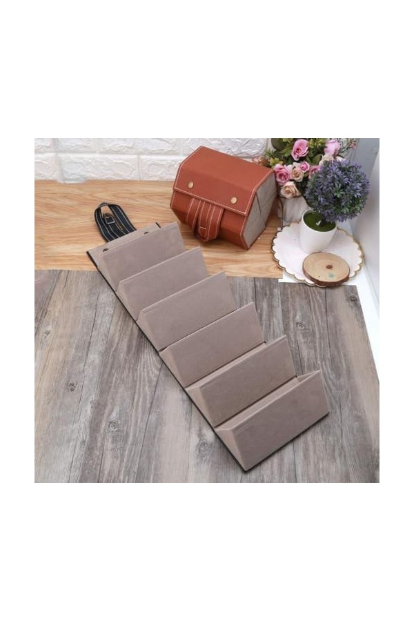 ZAYIUKI plusieurs lunettes pour étui suspendu collecteur de lunettes pour femmes hommes en cuir pliable voyage lunettes stock