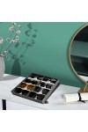 DODAMOUR Organiseur de lunettes de soleil à 8 emplacements pour homme et femme, étui de rangement pour plusieurs lunettes de