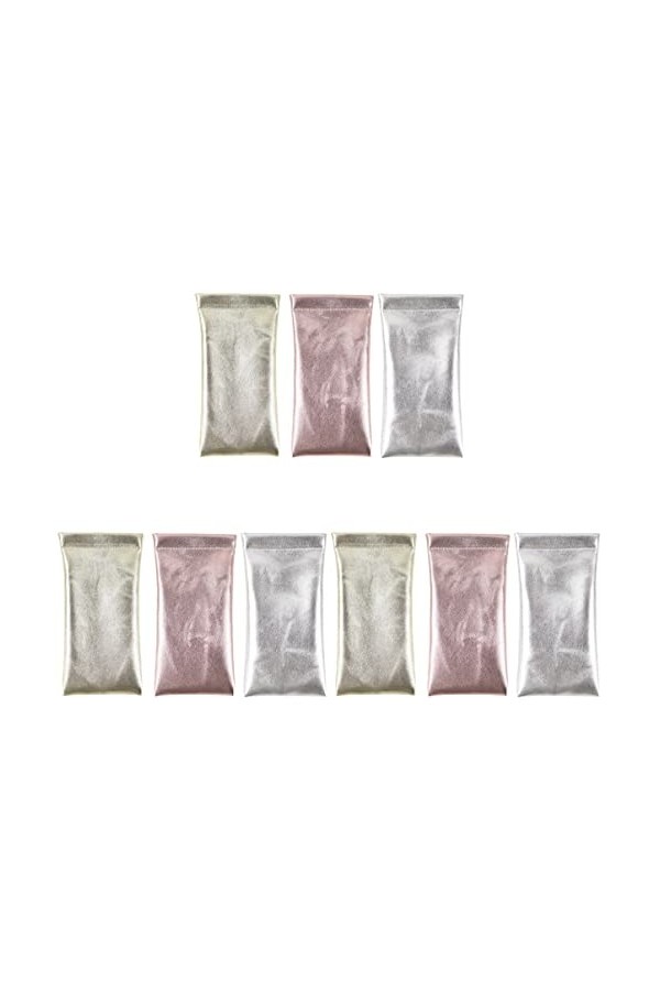 minkissy 9 Pièces à Lunettes De Soleil En Cuir Pochette En Tissu Pour Lunettes De Soleil à Lunettes De Soleil Portable Lunett