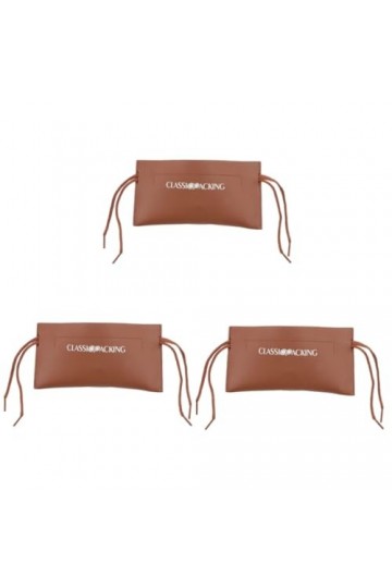 SOIMISS 3 Pcs Lunettes Sac Lunettes Sac À Lunettes En Cuir Voyage Sac De Rangement Conteneurs Téléphone Portable Pochette De 