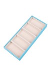 Oshhni Lunettes de soleil support organisateur lunettes vitrine multifonctionnel 5 compartiments lunettes boîte de rangement 