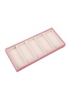 Oshhni Lunettes de soleil support organisateur lunettes vitrine multifonctionnel 5 compartiments lunettes boîte de rangement 