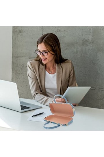 Adorainbow Étui À Lunettes 2 Pièces Pu Cuir Coque Dure Enfants Pochette À Lunettes Dessin Animé Chat Lunettes De Soleil Boîte