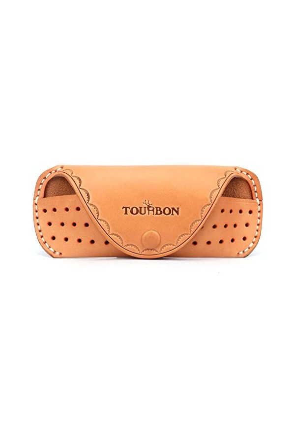 Tourbn Tourbon Étui à lunettes en cuir rigide pour lunettes de lecture Unisexe Noir, Noir, 17*7*4cm, T-OT691LE2-BK 