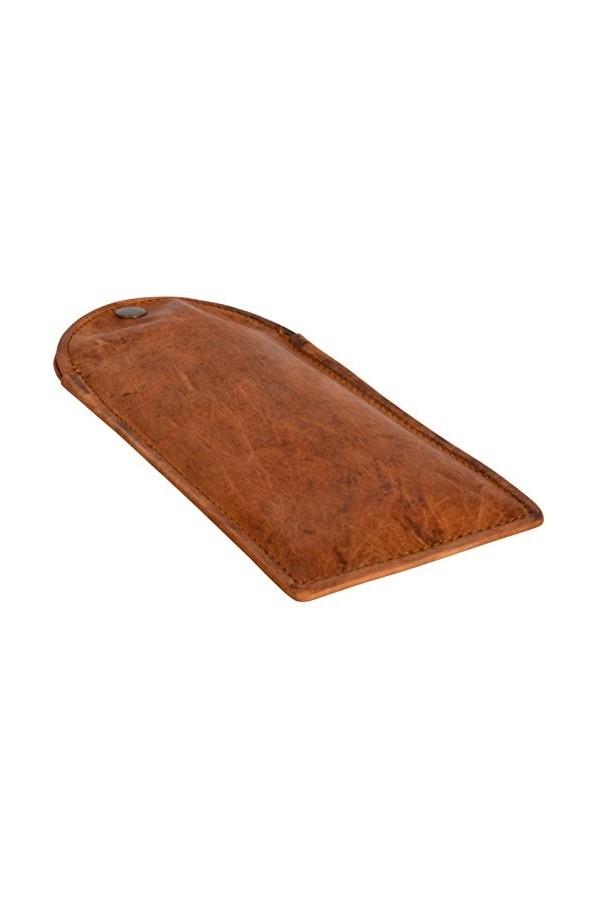 Gusti Cuir Nature - Étui à Lunettes „Ginny“ Pochette pour Lunettes ou Lunettes de Soleil Unisexe Vintage en Cuir de chèvre Ma