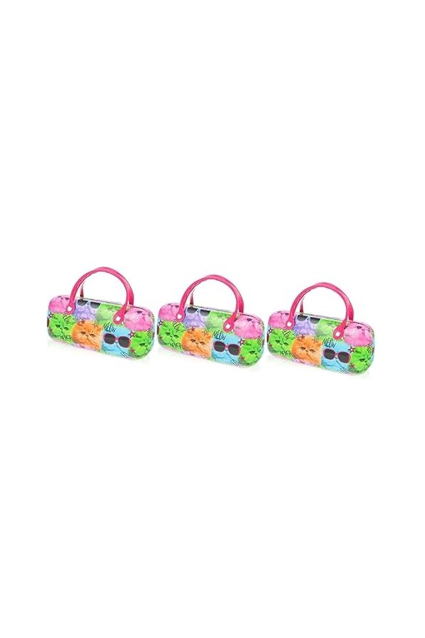 SOIMISS 3 Pièces Enfants Créatifs Portable Lunettes Pour Femmes Étui À Lunettes Pour Femmes Lunettes Dessin Animé Étui À Lune