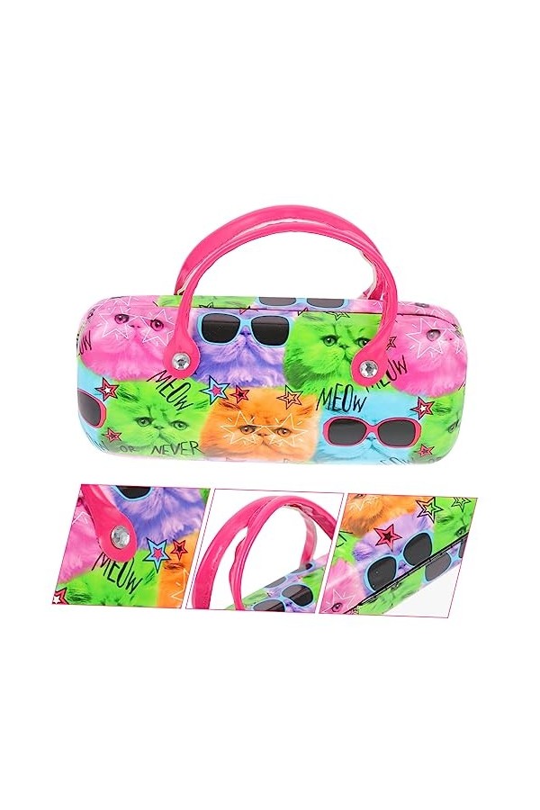 SOIMISS 3 Pièces Enfants Créatifs Portable Lunettes Pour Femmes Étui À Lunettes Pour Femmes Lunettes Dessin Animé Étui À Lune