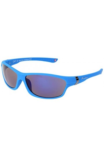 Montana CS90 Lunettes de soleil élégantes avec étui de rangement Bleu/verres bleus