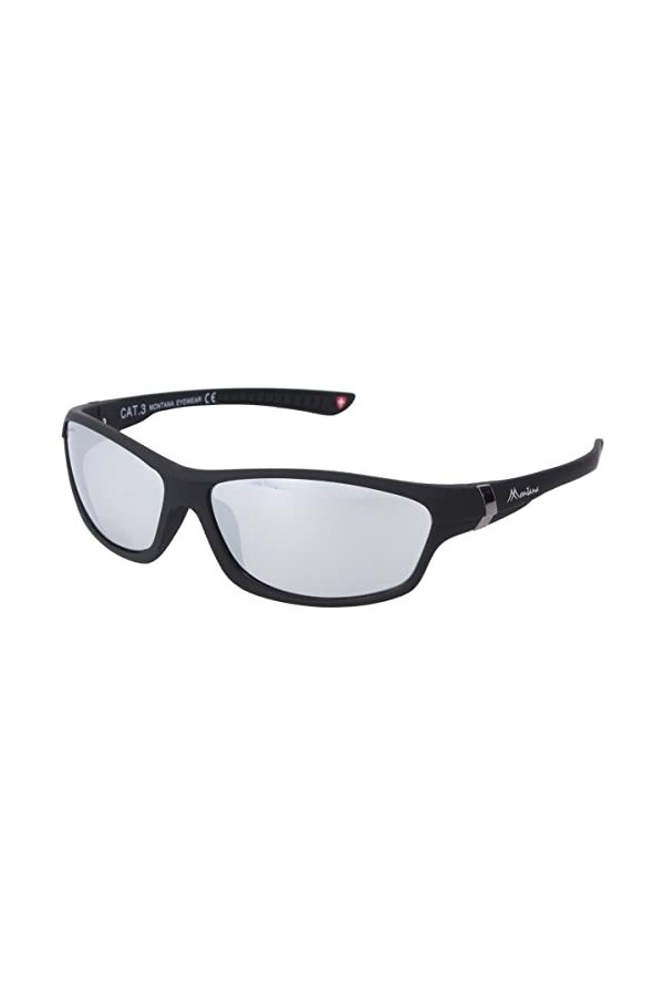 Montana CS90 Lunettes de soleil élégantes avec étui de rangement Bleu/verres bleus