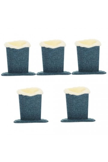 ABOOFAN 5 Pièces Porte-Lunettes En Tissu Support De Lunettes Porte-Lunettes Connectez-Vous Étui À Lunettes Doublé En Peluche 