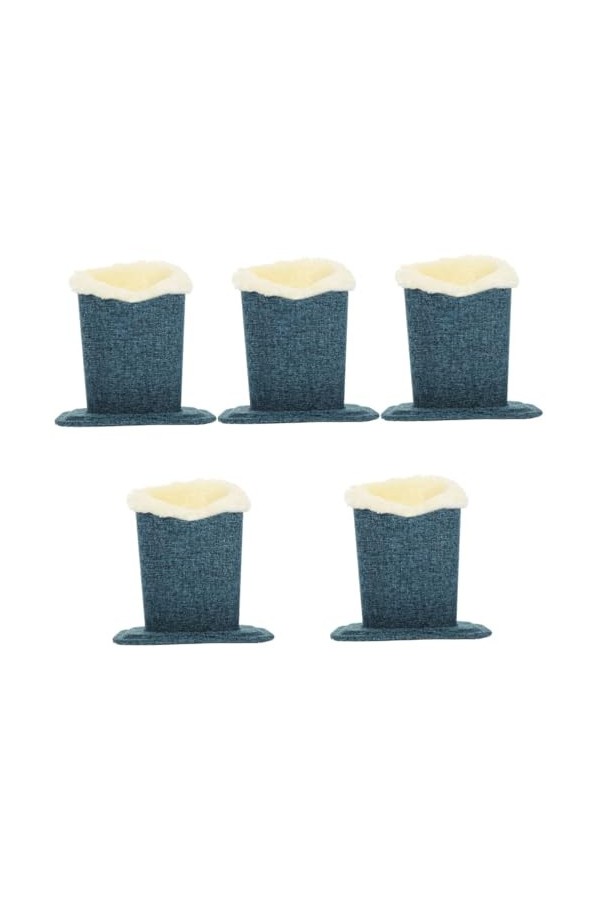 ABOOFAN 5 Pièces Porte-Lunettes En Tissu Support De Lunettes Porte-Lunettes Connectez-Vous Étui À Lunettes Doublé En Peluche 