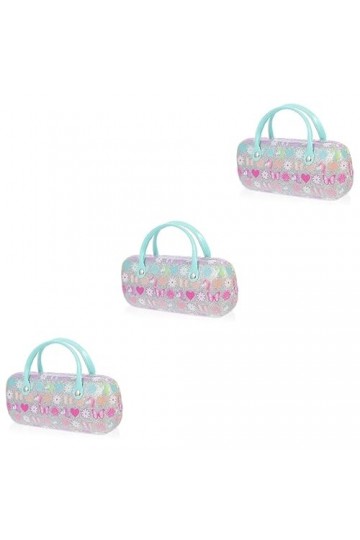 SOIMISS 3 Pièces Enfants Créatifs Portable Coloré Lunettes Valise Protecteur Couverture Mignon Étui À Lunettes Lunettes De So