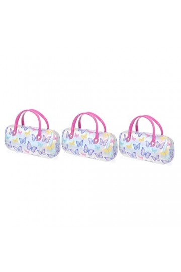 SOIMISS 3 Pièces Enfants Créatifs Portable Verres À Boire Portable Sac De Maquillage Étui Rigide Pour Lunettes De Soleil Étui