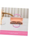 SOIMISS 3 Pièces Enfants Créatifs Portable Verres À Boire Portable Sac De Maquillage Étui Rigide Pour Lunettes De Soleil Étui