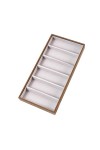 Amagogo Plateau à lunettes, boîte de rangement, porte-lunettes de soleil, porte-bijoux, plateau daffichage pour lunettes de 