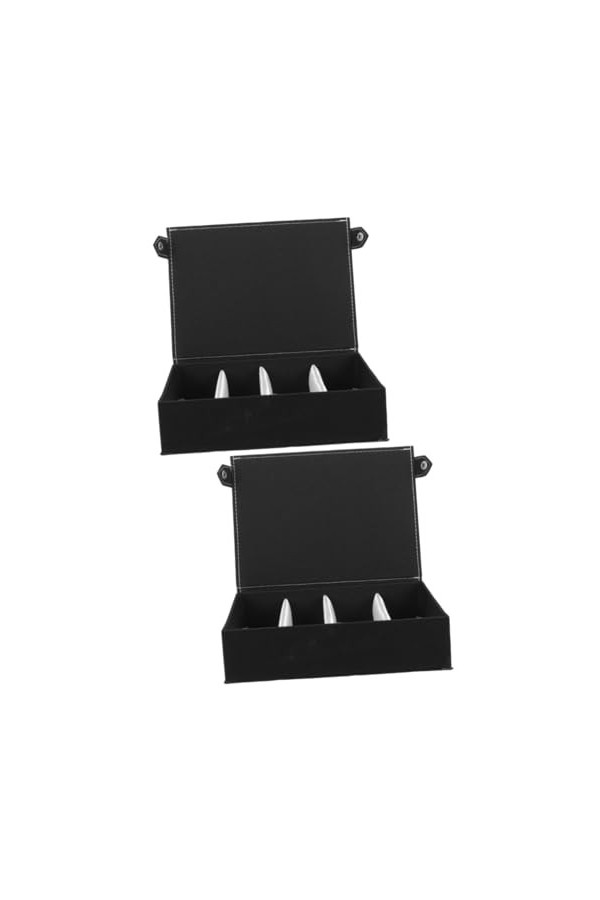 Alipis 2 Pièces à Lunettes Multi Grille Demballage De Lunettes Porte-lunettes Organisateur De Lunettes Plusieurs Emplacement