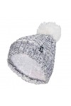 HEAT HOLDERS - Femme Fantaisie Chaud Hiver Bonnet avec Gros Pompom One Size, Coral Lund 