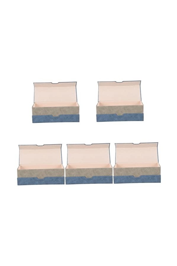 Healifty 2 Pièces Double Usage Étui À Lunettes Valises De Voyage Bleu Étui À Lunettes Pour Étui À Lunettes Plusieurs Paires L