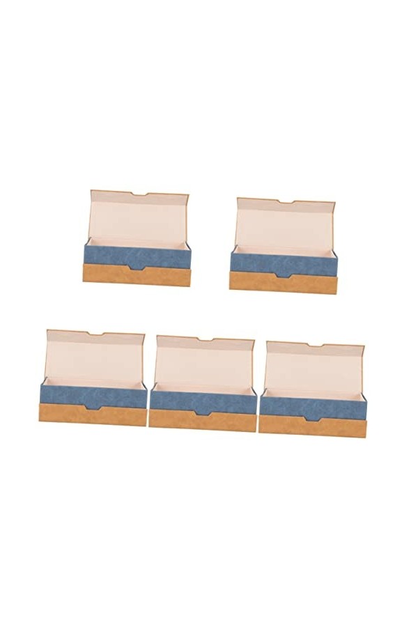 Healifty 2 Pièces Double Usage Étui À Lunettes Valises De Voyage Bleu Étui À Lunettes Pour Étui À Lunettes Plusieurs Paires L