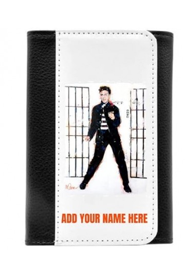 VINTRO Étui à lunettes personnalisé Elvis Presley en simili cuir souple pour homme et femme, Noir , taille unique