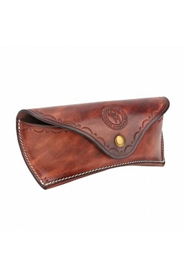 Tourbn Étui à lunettes unisexe en cuir de luxe rigide pour lunettes de lecture et lunettes de soleil Marron 18 x 8 x 4,5 cm, 