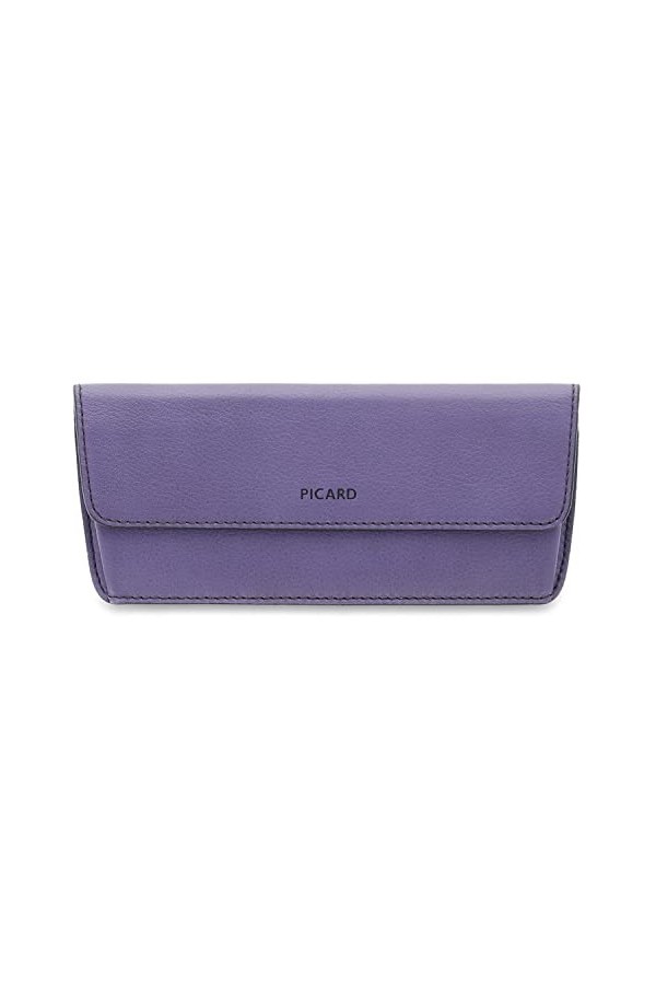 Picard femmes Étui à lunettes Taste en Cuir naturel moyen | largeur: 2 cm hauteur: 8 cm longueur: 18 cm avec Bouton-pression