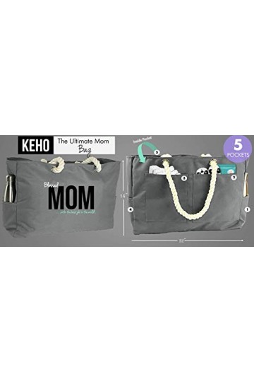 Keho Sac fourre-tout XXL tendance pour femme
