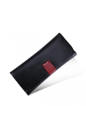 AYEXO Étui à lunettes vintage en cuir, organisateur de rangement pour lunettes et lunettes, Noir , taille unique