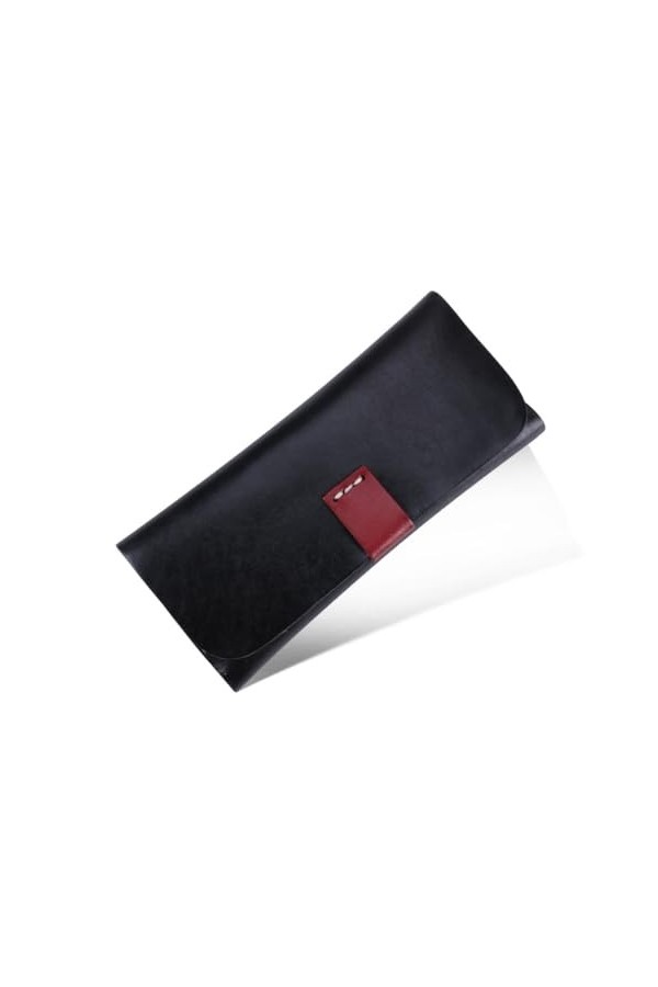 AYEXO Étui à lunettes vintage en cuir, organisateur de rangement pour lunettes et lunettes, Noir , taille unique