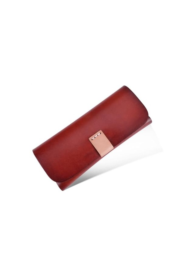 AYEXO Étui à lunettes vintage en cuir, organisateur de rangement pour lunettes et lunettes, Noir , taille unique