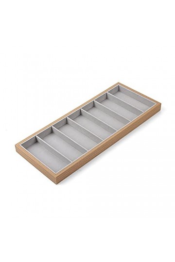 Support à Lunettes Boîte de rangement de lunettes en bois à 7/12/18 compartiments multi-fentes, boîte de rangement for lunett