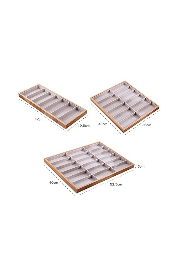 Support à Lunettes Boîte de rangement de lunettes en bois à 7/12/18 compartiments multi-fentes, boîte de rangement for lunett