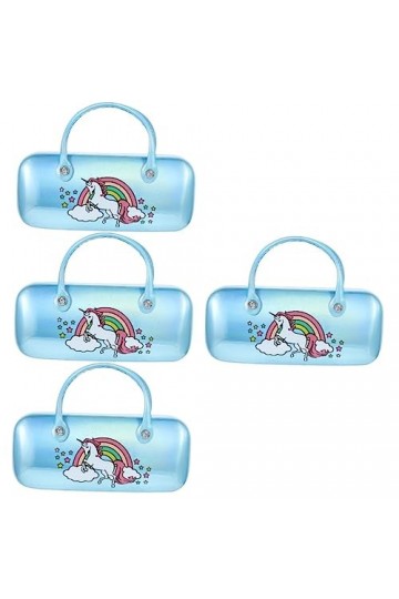 STOBOK 4 Pièces à Lunettes De Rangement Pour Lunettes Pochette Portable Pour Lunettes De Soleil Sac à Lunettes Pochette à Lun