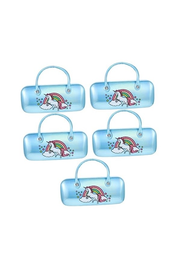 STOBOK 4 Pièces à Lunettes De Rangement Pour Lunettes Pochette Portable Pour Lunettes De Soleil Sac à Lunettes Pochette à Lun