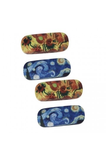 GALPADA 4 Pcs Récipient À Lunettes Rangement Étoile Idéal Ciel Protecteur QuelquUn Pochette De Palourde Et Peinture Mignonne