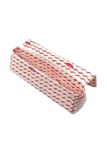 Cath Kidston Foldover Étui à lunettes en toile cirée Motif baisers Rouge/crème