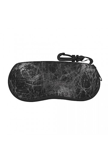 AGALUS Sac À Lunettes Étui De Protection Toile Daraignée Foncée Femmes Hommes Étui À Lunettes De Soleil Boîte De Lecture Lun
