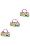 ABOOFAN 3 Pièces À Lunettes De Soleil Portable Créatif Pour Enfants De Rangement Pour Lunettes À Lunettes Pour Enfants À Lune