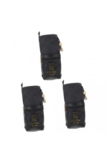 VALICLUD 3 Pièces Sac De Rangement Pour Lunettes Pochette Pour Lunettes De Soleil Étui à Lunettes En Cuir Sac De Lunettes De 
