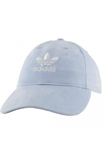 adidas Relaxed Plus Strapback Casquette pour Femme Taille Unique Daim Bleu Aero/Blanc.