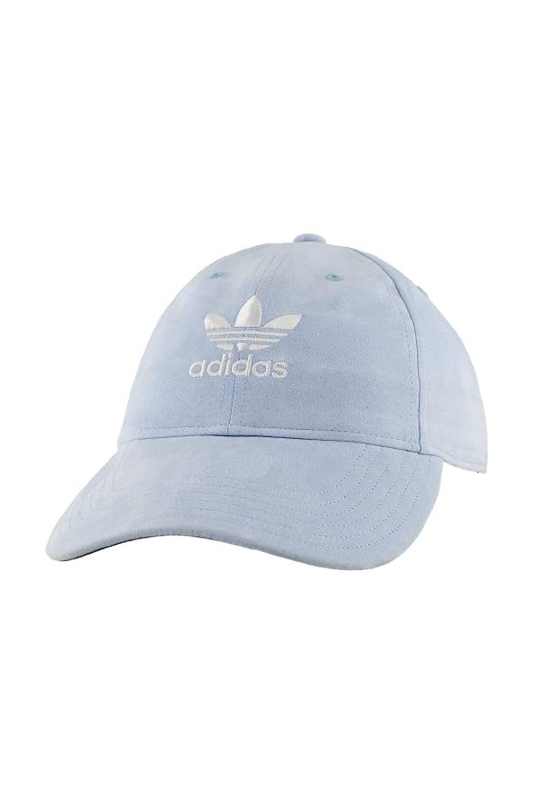 adidas Relaxed Plus Strapback Casquette pour Femme Taille Unique Daim Bleu Aero/Blanc.