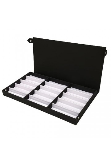 PenRux Organisateur de Lunettes de Soleil à 15 Emplacements, étui de Rangement pour Lunettes, Vitrine pour Plusieurs Lunettes