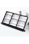 PenRux Organisateur de Lunettes de Soleil à 15 Emplacements, étui de Rangement pour Lunettes, Vitrine pour Plusieurs Lunettes