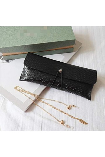 QLSGFBDIM Étui à lunettes Boîte de lunettes de soleil en PU à la main Boîte de lunettes de soleil pour homme Boîte à lunettes