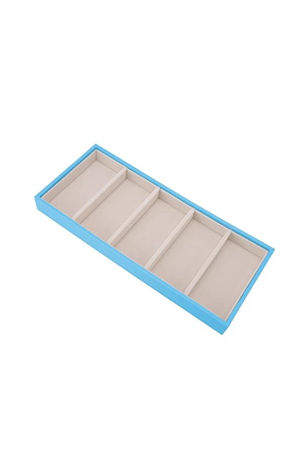 DeWin Étui à lunettes à 5 grilles Multifonction Gain de place Boîte de rangement pour porte-lunettes de soleil à 5 fentes L