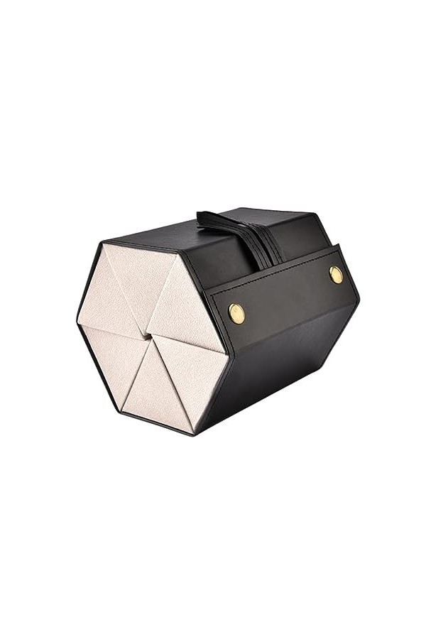 OATTIS Boîte De Rangement De Lunettes, Boîte De Lunettes De Soleil Multi-grilles, Boîte De Lunettes De Soleil Pliable, Portab