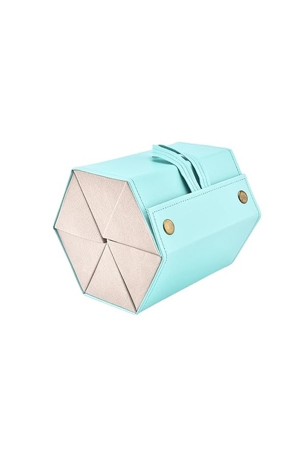 OATTIS Boîte De Rangement De Lunettes, Boîte De Lunettes De Soleil Multi-grilles, Boîte De Lunettes De Soleil Pliable, Portab