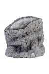 HEAT HOLDERS - Femme Chaud Tricot Cache Cou Snood avec Polaire pour Hiver Taille unique, Gris clair 